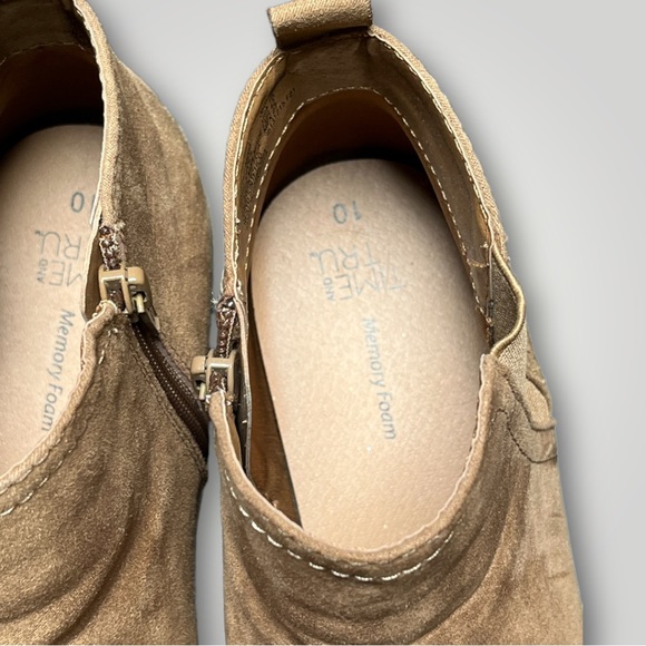 Time and Tru Ankle Boots Memory Foam Sz 10 - Picture 8 of 15